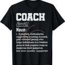 Basketball Coach Dictionary Definition For Sports Team T-Shirt, Size M