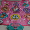 Unicorn Dance Mat, Dance Mixer Rhythm Step Play Mat, Pink Dance Pad with LED Lights, Adjustable Volume, Built-in Music, 5 Game Modes, Xmas B-Day Gifts for 3-12 Years Old Girls Toys (Multicolor)