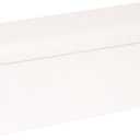 PINPLUS Folding Storage Ottoman Bench, Upholstered Sherpa Ottoman, Large Storage Chest Footrest Footstool with Lids, Entryway Bench for Living Room Bedroom, White, 43.3'' x 15'' x 15''