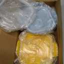 Glasslock 6 Glass Containers , 7 Lids, Included 1 spare lid for your Inconvenience