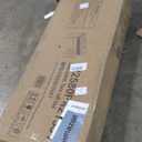 KEIKI Twin Size Metal Loft Bed Frame with Convertible Staircase, Built-in Storage Shelves & Wardrobe, Loft Bed with Solid Slats & Guardrail, No Box Spring Required, Easy Assembly, for Bedroom, White