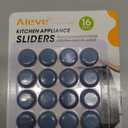 Aieve Appliance Sliders, 16 Pcs Self Adhesive Appliance Slider for Easy Moving & Space Saving, Small Countertop Rollers Kitchen Hacks Mixer Accessories