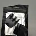 2 Pack Clipper Guards Combs for Manscaped The Lawn Mower 4.0 Groin Hair Trimmer, Adjustable 1/8-1/2 inch Cutting Guides Replacement Compatible with Manscaped 4.0 Only, Black Coded