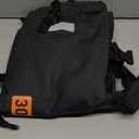 OCKLILY Waterproof Dry Bag, 30L Roll-top Motorcycle Tail Bag with Air Valve & Quick-fixed Straps, Travel Duffle Bags for Kayaking Paddle Boarding Rafting Boating Camping Riding Fishing - Black