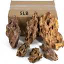 Aquarium Rocks Dragon Stone Natural Hardscape Stone for Aquariums, Fish Tanks, Bonsai, Terrariums, Wargaming Dioramas, Indoor or Outdoor Gardens-5lb(2-6 Inch)