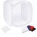 Neewer® 24x24 inch/60x60 cm Photo Studio Shooting Tent Light Cube Diffusion Soft Box Kit with 4 Colors Backdrops (Red Dark Blue Black White) for Photography