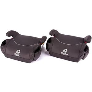 Diono Solana, No Latch, Pack of 2 Backless Booster Car Seats, Lightweight, Machine Washable Covers, Cup Holders, Black Diono Solana, No Latch, Pack of 2 Backless Booster Car Seats, Lightweight, Machine Washable Covers, Cup Holders, Black