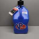 VP Racing 5.5 Gallon | Pack of 4, Motorsport Container Blue Utility Jug - Features Close-Trimmed Cap and Neck for Tight Seal - Made of Even-Density Plastic