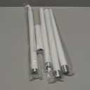 Shower Curtain Rod, 1" Diameter Heavy Duty Tension Shower Rod, Non Slip Adjustable 28-74 inch No Drill Shower Curtain Rods Spring Tension For Bathroom, Shower Stall, No Rust, White