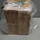 Bamboo Desk Organizer With Drawers Countertop Drawers Counter Storage Box Corner Desk Organizer for Home Office No Assembly Required (3 Drawers)