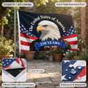 US 250 Flag, 250th Anniversary USA Double-Sided 3-Ply Outdoor Flag, 3x5 ft Patriotic Yard Banner for 4th of July, Independence Day & Patriotic Home Decor (Eagle)