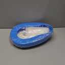 Bedpan Set with 30 Absorbent Pads Gel and 30 Disposable Liners, Bed Pan for Elderly Females Women, Bedpan with Liners for Men Male