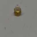uxcell Brass Pipe fitting, 1/4 SAE Flare Male to 1/4NPT Female Thread, Tubing Adapter Hose Connector, for Air Conditioner Refrigeration