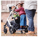 UPPAbaby PiggyBack Ride-Along Board for Vista, Vista V2, and Vista V3 Strollers / Quick Attachment for Children to Stand + Stroll / 55 lbs. Weight Capacity