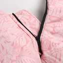 Keevoom Girl's Waterproof Ski Jacket Fleece Snow Coat Windproof Warm Winter Snowboarding Jacket with Removable Hood (Pink)