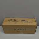 Zakkart Cat Perch for Window Sill with Bolster - Orthopedic Hammock Design with Premium Hardwood & Robust Metal Frame - Cat Window Seat for Large Cats and Kittens - Natural Color Wood Gray Bed, 24''W