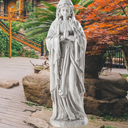 Keslecy Virgin Mary Statue Outdoor, Religious Garden Statue, Blessed Mother Outdoor Statue, Large Outdoor Garden Statues Home Yard Patio Lawn Hallway