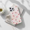 Magnetic Case for iPhone 14 Pro, Compatible with Magsafe, Cute Cherry Aesthetic Phone Case Protective Cover for Women Girls