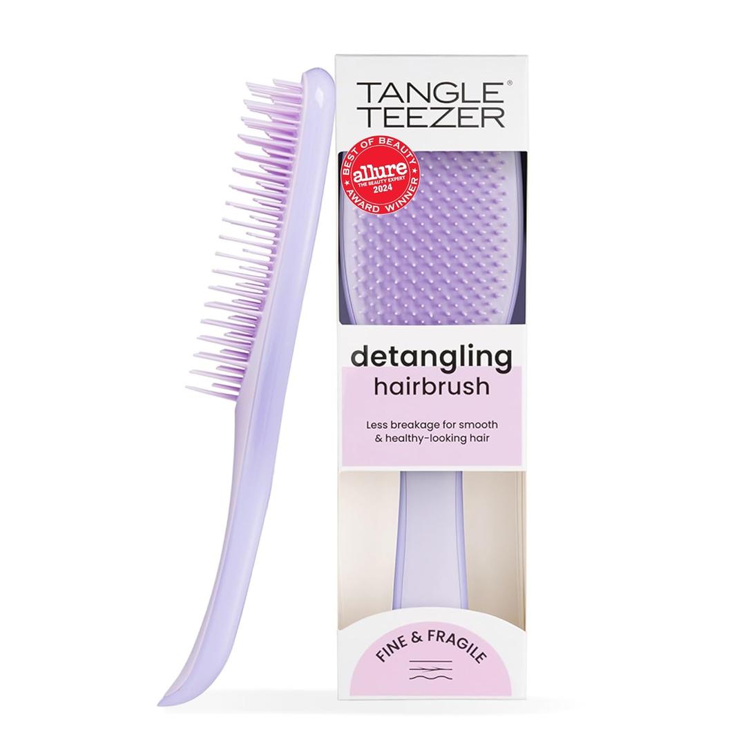 Tangle Teezer Fine & Fragile Ultimate Detangler Brush, Dry & Wet Hair Brush to Detangle & Reduce Breakage, Hypnotic Heather (Regular)