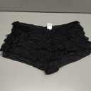 Verdusa Women's Y2K lace Bloomers Shorts Black Size L
