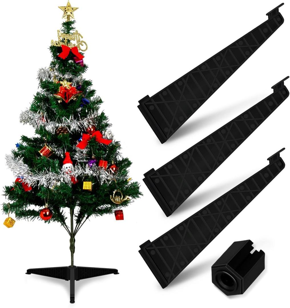 Stylish Christmas Tree Stand Plastic Base for Artificial Trees Compact Design for Festive Decor