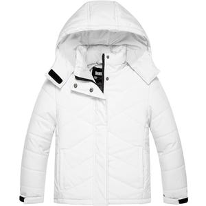 Skieer Kids Waterproof Ski Jacket Windproof Winter Coat Hooded Puffer Jacket Snowboard Rain Jacket 6-7