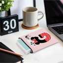 Cute Cartoon Mouse Gifts Initial A-Z Personalized Book Sleeve Pouch Monogrammed Waterproof Book Covers Magic Mouse Printed Pouch with Pockets Protector for Books Lover Reader Women Girls (G)