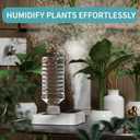 Travel Humidifier, Portable Small Humidifier for Plants, Bedroom, Office, Hotel or Car, 5000mAh Battery Operated Mini Cool Mist Humidifiers, Quiet 23dB, Auto-off, Night Light & BPA-Free, White