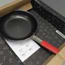 Tramontina Professional 10-Inch Non Stick Frying Pan, Heavy-Gauge Aluminum Skillet with Reinforced Nonstick Coating, Red Handle, Dishwasher and Oven Safe