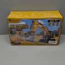 V-Opitos RC Excavator Toys for Boys Age 3, 4, 5, 6, 7, 8, 9, 10+ Years Old, 13CH Excavable Remote Control Construction Toys with Alloy Shovel/Lights/Sounds, Ideal Christmas Birthday Gifts for Kids