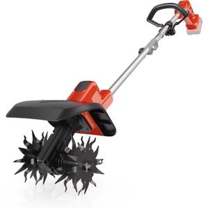 Cordless Tiller Cultivator for Milwaukee 18V Battery(Tool Only),Brushless Motor,Electric Garden Tiller w/360 RPM, 9In Tilling Width and 6.6In Depth Garden Rototiller for Lawn/Soil Cultivation