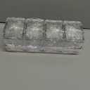 Yesland Clear Seasoning Rack Spice Pots - 4 Piece Storage Container Condiment Jars - Acrylic Seasoning Box, Cruet with Cover and Spoon