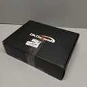 Desktop Speaker Stands Made of Pure Solid Wood, Natural Style, 360 Rotatable Top Plate, Suitable for Medium/Large Tabletop Speakers and Studio Monitors (WalnutBrown Finish_DSS7(7 inch))