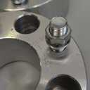 2pc Golf Cart Wheel Spacers 4" (2 inch per Side) 4x4 to 4x4 - Fits EZ GO EZGO Club Car Golf Cart (2 QTY Silver)