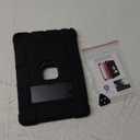 Azzsy Case for iPad 9th Generation/iPad 8th Generation/iPad 7th Generation (10.2 Inch, 2021/2020/2019 Model), Slim Heavy Duty Shockproof Rugged Protective Case for iPad 10.2 inch, Black