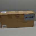 2 Pack Expandable Pull Out Cabinet Organizer 21" Deep with Raising Pad for Framed Cabinets, Upgrade 3 Slide Rails Slide Out Drawers, Roll Out Shelves Adhesive, Adjustable Width 9"-14.1" Black