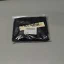 ANZERMIX Seamless Cotton Thongs for Women Underwear 6-Pack (6-Pack Black, Large)