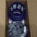 V10 Filter Replacement for Dyson V10 Cyclone Series, V10 Absolute, V10 Animal, V10 Total Clean, Replace Part No. 969082-01,2 Pack Filters and 1 Clean Brush