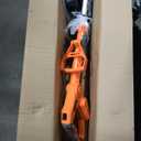 Electric Weed Wacker Cordless Eater 24V Battery Powered Brushless Brush Cutter with 2X4.0Ah Batteries Fast Charger Lightweight Grass Trimmer 2 Types Blades for Lawn Yard Garden (Orange)