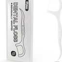 500 Count Dental Flossers Each Individually Wrapped, Floss Singles Bag, Travel Hotel Restaurant Office Car Dental Floss, Floss Picks Oral Care Teeth Clean Flat Wire