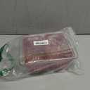 Oggi Berry Container for Fridge - Double Colander Basket - Ideal Berry Containers for Fridge, Includes Berry Colander Insert (8.75" x 6.75" x 3.75"), Red