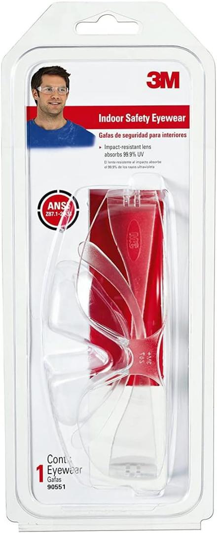 3M Reader Safety Glasses and Lens (1 Pack, Transparent)