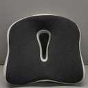 Memory Foam Seat Chair Cushion for Relieves Back Sciatica Pain Tailbone Pain Coccyx Degenerating Disc Orthopedic Osteoarthritis Prostate Cushion Low Back Pain Cushion Hip Shaping (Mixed Colors)