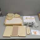 INICIO Cat Wall Shelves - Modern and Durable 3 Step Cat Furniture for Wall - Stylish Birch Floating Shelf for Cats up to 15lbs - Wooden Corner Shelves with Cushioned Perch - Natural Wood