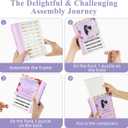 3D Puzzle Vase for Adults Kids, 120 Pcs Puzzle Book Vase for Flowers, Arts and Crafts for Kids 4-6, Adults, Girls, Cute Unique Vases, Books Lover Gifts for Women(Pride Prejudice)