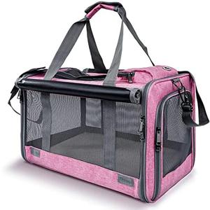 GAPZER Pet Carrier for Large and Medium Cats, Soft-Sided Pet Carrier for Big Medium Cats and Puppy Dog Carriers Cat Carriers, Pet Privacy Protection Travel Carrier