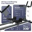 Crawling Exercise Machine & Spine Twist Stretch Trainer for Full Body Workout, Knee Support, Lower Back Exercise for Desk Workers, Heavy Duty Low-Impact Abdominal, Waist Stretcher Home Gym