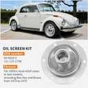 Dokili Oil Screen Kit 00-9924-0 1500-1600cc Compatible With VW Type 1 Bug Beetle Baja