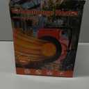 Buyplus Greenhouse Heater with Digital Thermostat, 1500W Outdoor Heaters for Patio, Overheat Protection & 3S Fast Heating, Electric Space Heater for Patio, Garage, Greenhouse, Flower House, Red