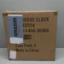 La Crosse Clock 433-3020 8-inch Indoor/Outdoor Sage Green Quartz Wall Clock with Temperature